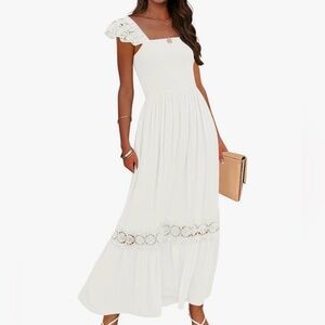 Lace Strap a-line dress